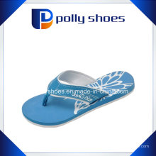 Womens Light Blue Thong Flip Flop Flats